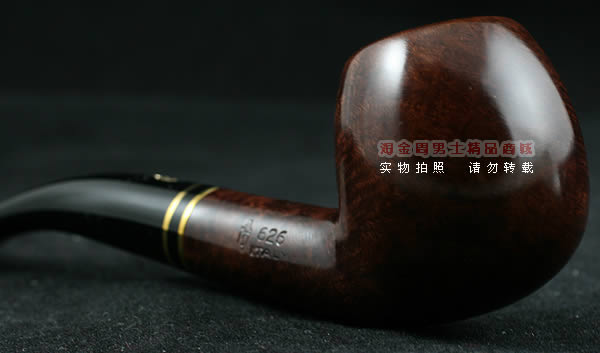 意大利沙芬石楠木烟斗|6件套装双金圈光面626-2