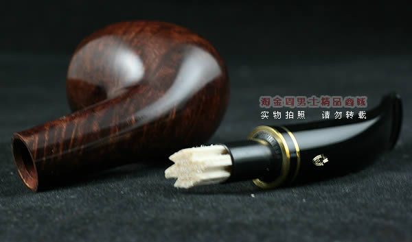 意大利沙芬石楠木烟斗|6件套装双金圈光面626-6