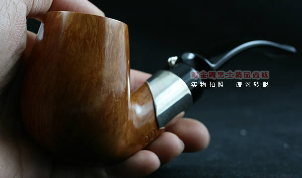 意大利L'ANATRA鸭子石楠木手工烟斗|6件套装银圈LA02-10
