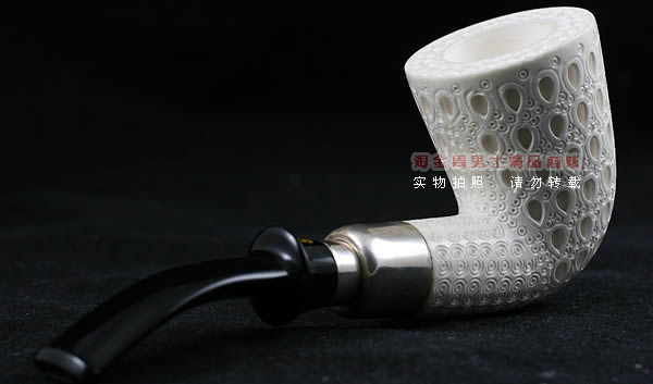 土耳其海泡石ALTINAY烟斗|5件套装银圈Alt120N-3