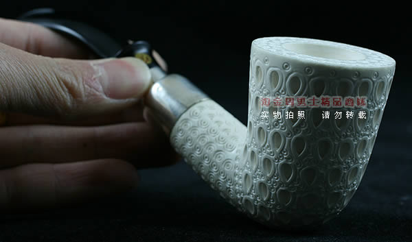 土耳其海泡石ALTINAY烟斗|5件套装银圈Alt120N-9