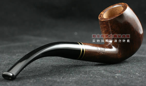 意大利沙芬石楠木烟斗|6件套装双金圈光面602-3