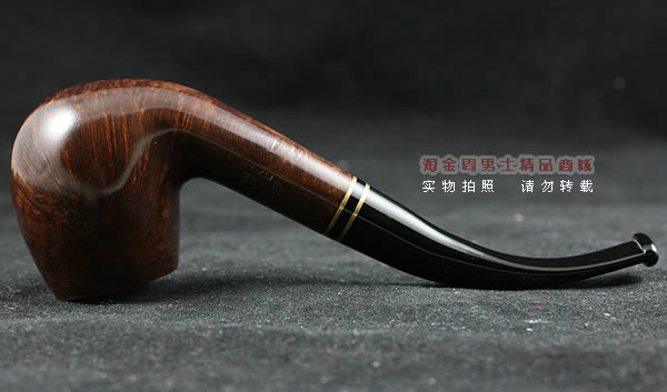 意大利沙芬石楠木烟斗|6件套装双金圈光面602-4