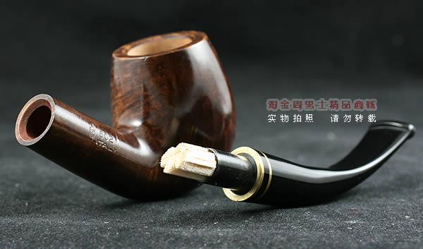 意大利沙芬石楠木烟斗|6件套装双金圈光面602-6