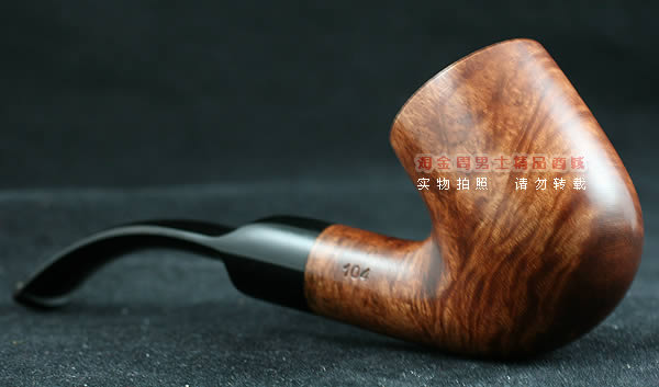 意大利FRABENVER梅花石楠木烟斗|曲斗104-2