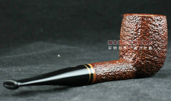意大利沙芬石楠木烟斗|6件套装双金圈粗面111-3