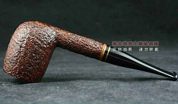 意大利沙芬石楠木烟斗|6件套装双金圈粗面111-4
