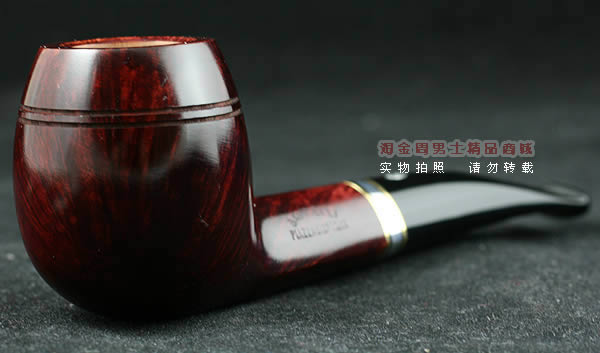 意大利沙芬石楠木烟斗|6件套金银圈光面173-1