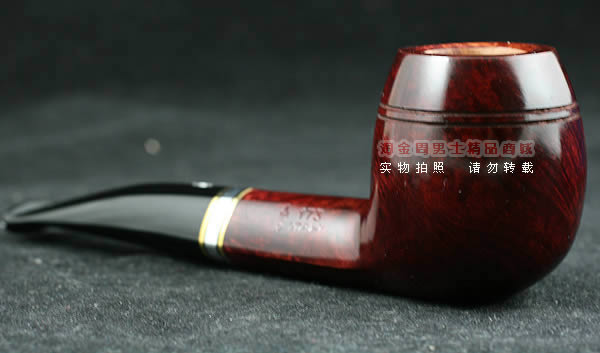 意大利沙芬石楠木烟斗|6件套金银圈光面173-2
