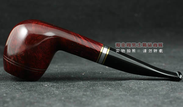 意大利沙芬石楠木烟斗|6件套金银圈光面173-4