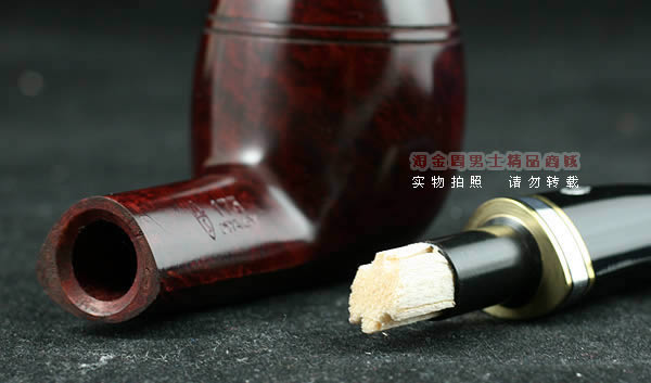 意大利沙芬石楠木烟斗|6件套金银圈光面173-7