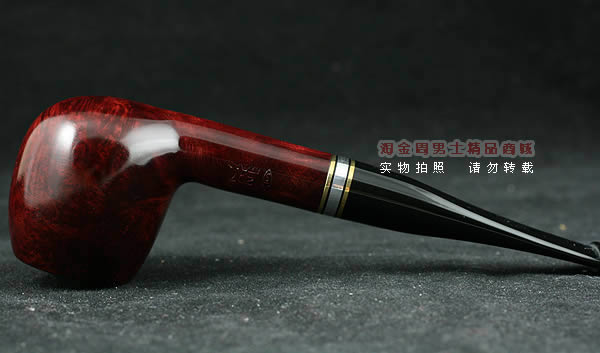 意大利沙芬石楠木烟斗|6件套金银圈光面207-4