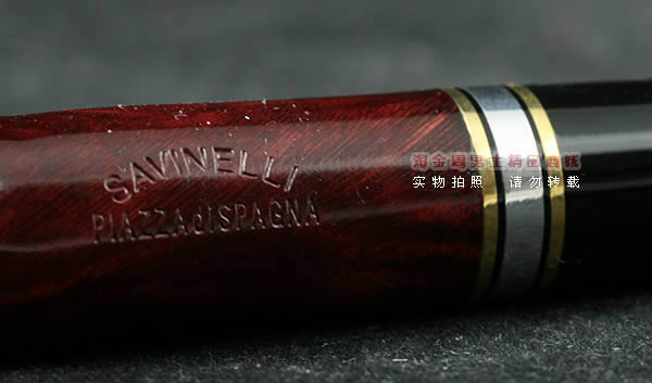 意大利沙芬石楠木烟斗|6件套金银圈光面207-6