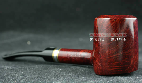 意大利沙芬石楠木烟斗|6件套装金银圈光面310-2