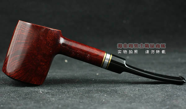 意大利沙芬石楠木烟斗|6件套装金银圈光面310-4