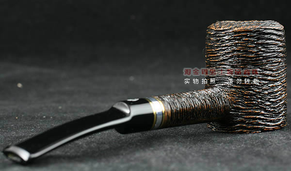 意大利沙芬石楠木烟斗|6件套装金银圈粗面310-3
