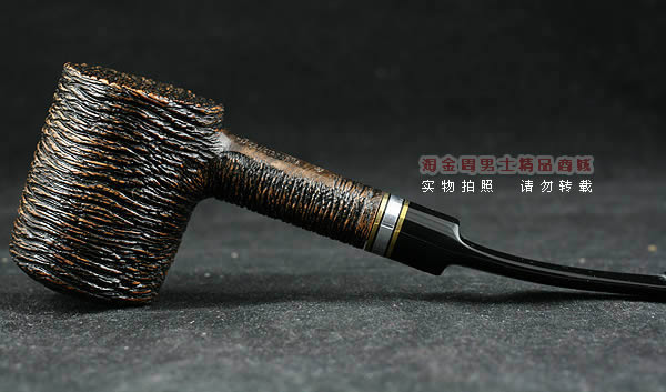 意大利沙芬石楠木烟斗|6件套装金银圈粗面310-4