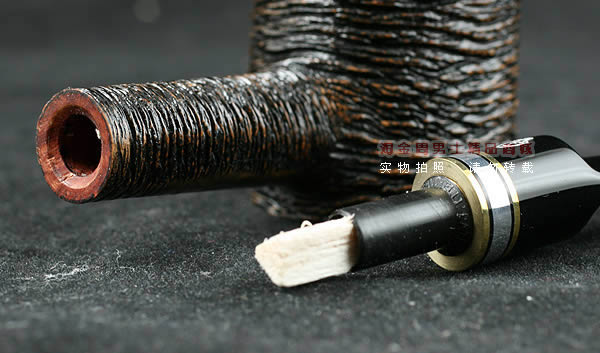 意大利沙芬石楠木烟斗|6件套装金银圈粗面310-7