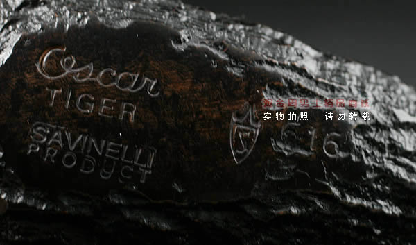 意大利沙芬石楠木烟斗|6件套装老虎刻花616-6