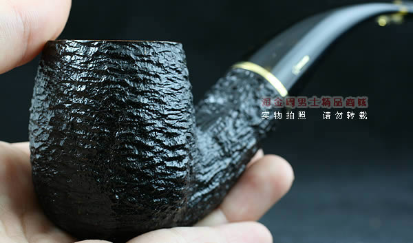 意大利沙芬石楠木烟斗|6件套装老虎刻花616-8