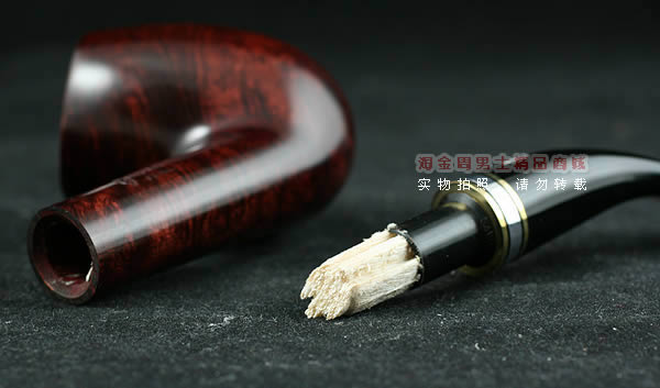 意大利沙芬石楠木烟斗|6件套金银圈光面670-7