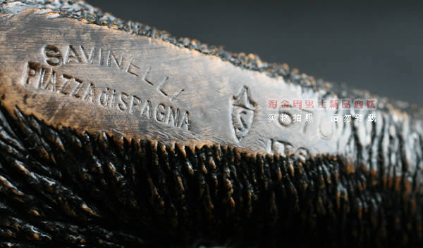 意大利沙芬石楠木烟斗|6件套金银圈粗面670-6