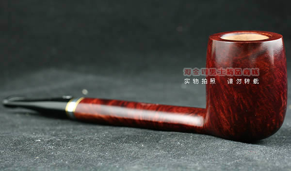 意大利沙芬石楠木烟斗|6件套装金银圈光面804-2