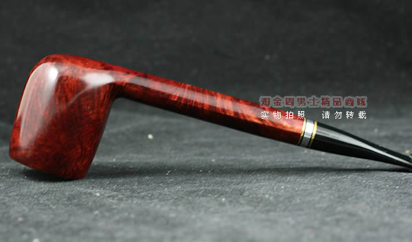 意大利沙芬石楠木烟斗|6件套装金银圈光面804-4