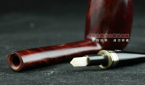 意大利沙芬石楠木烟斗|6件套装金银圈光面804-7