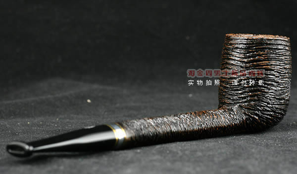 意大利沙芬石楠木烟斗|6件套装金银圈粗面804-3