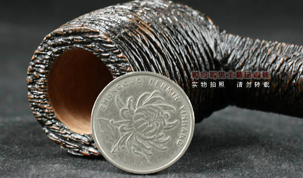 意大利沙芬石楠木烟斗|6件套装金银圈粗面804-5