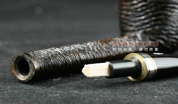 意大利沙芬石楠木烟斗|6件套装金银圈粗面804-7