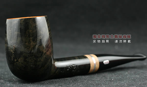 法国CHACOM石楠木烟斗|6件套装银线黑色斗186-1