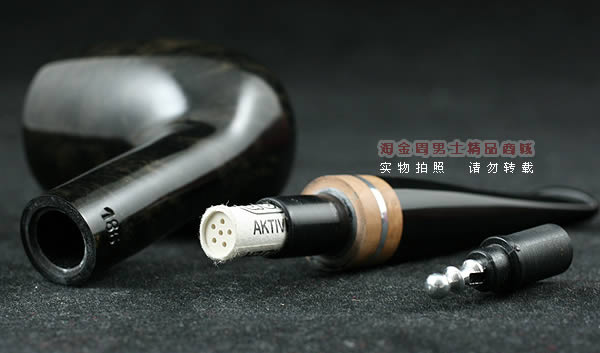 法国CHACOM石楠木烟斗|6件套装银线黑色斗186-7