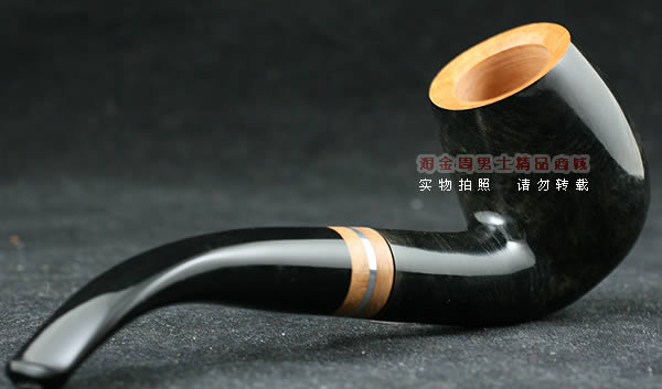 法国CHACOM石楠木烟斗|6件套装银线黑色斗43-3