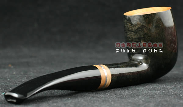 法国CHACOM石楠木烟斗|6件套装银线黑色斗866-3