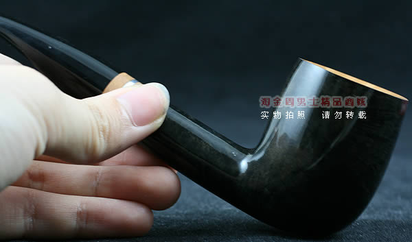 法国CHACOM石楠木烟斗|6件套装银线黑色斗866-8