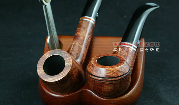 实木烟斗架|2斗架-1