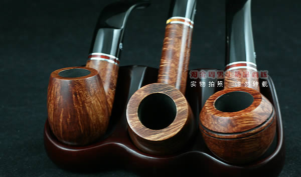 实木烟斗架|3斗架B-1