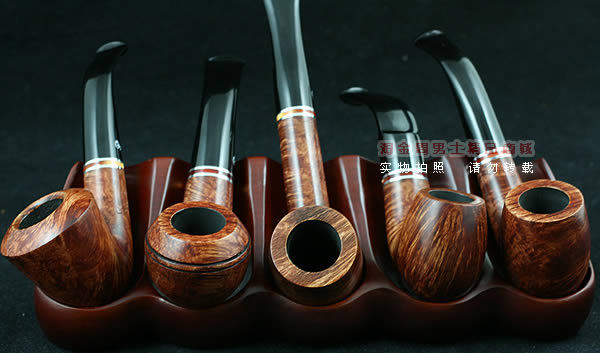 实木烟斗架|5斗架B-1