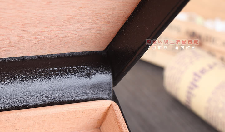 淘金周 英国登喜路Dunhill便携牛皮雪茄保湿盒 10支装HS3010A-5