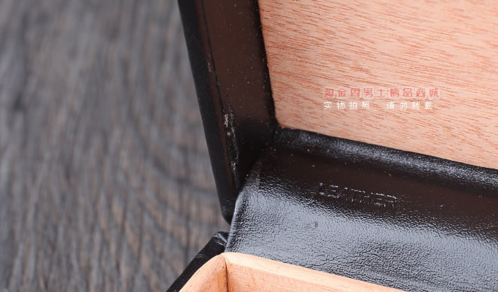 淘金周 英国登喜路Dunhill便携牛皮雪茄保湿盒 10支装HS3010A-6