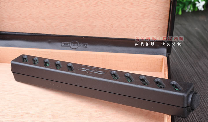 淘金周 英国登喜路Dunhill便携牛皮雪茄保湿盒 10支装HS3010A-7