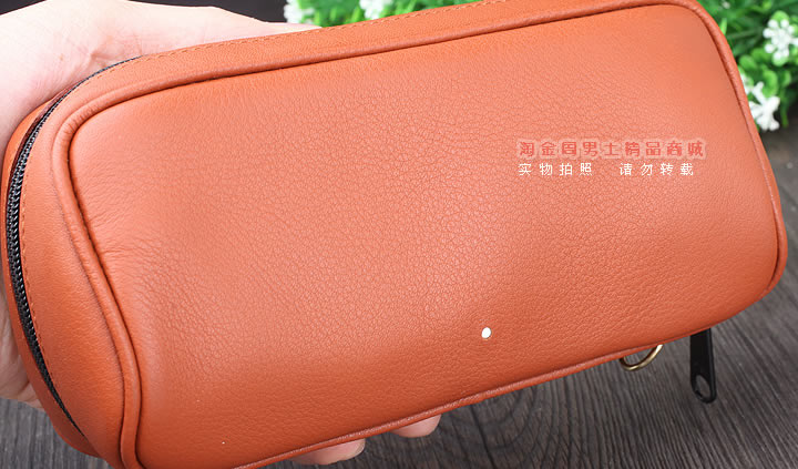 【淘金周】英国登喜路 DUNHILL真皮烟斗包两斗包 PA2022-14