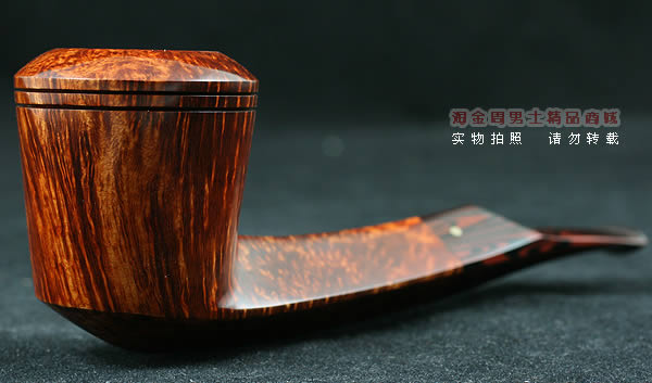 丹麦大师KAI NIELSEN石楠木烟斗|火焰纹D级Kai06-1