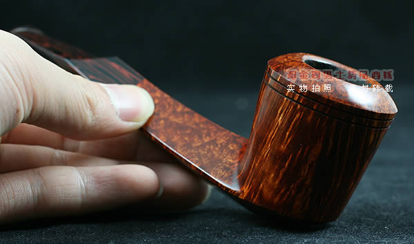 丹麦大师KAI NIELSEN石楠木烟斗|火焰纹D级Kai06-11