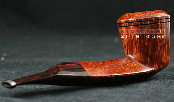 丹麦大师KAI NIELSEN石楠木烟斗|火焰纹D级Kai06-3