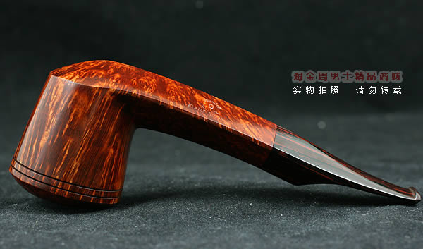 丹麦大师KAI NIELSEN石楠木烟斗|火焰纹D级Kai06-5