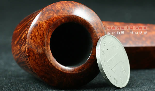 丹麦大师KAI NIELSEN石楠木烟斗|火焰纹D级Kai06-6