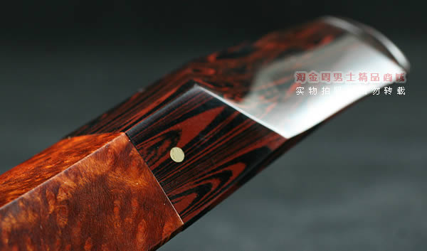 丹麦大师KAI NIELSEN石楠木烟斗|火焰纹D级Kai06-9